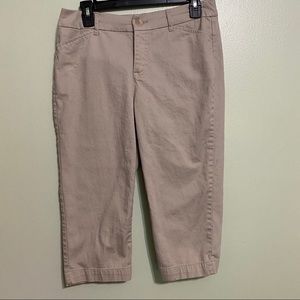 St. Johns Bay Khaki Capris